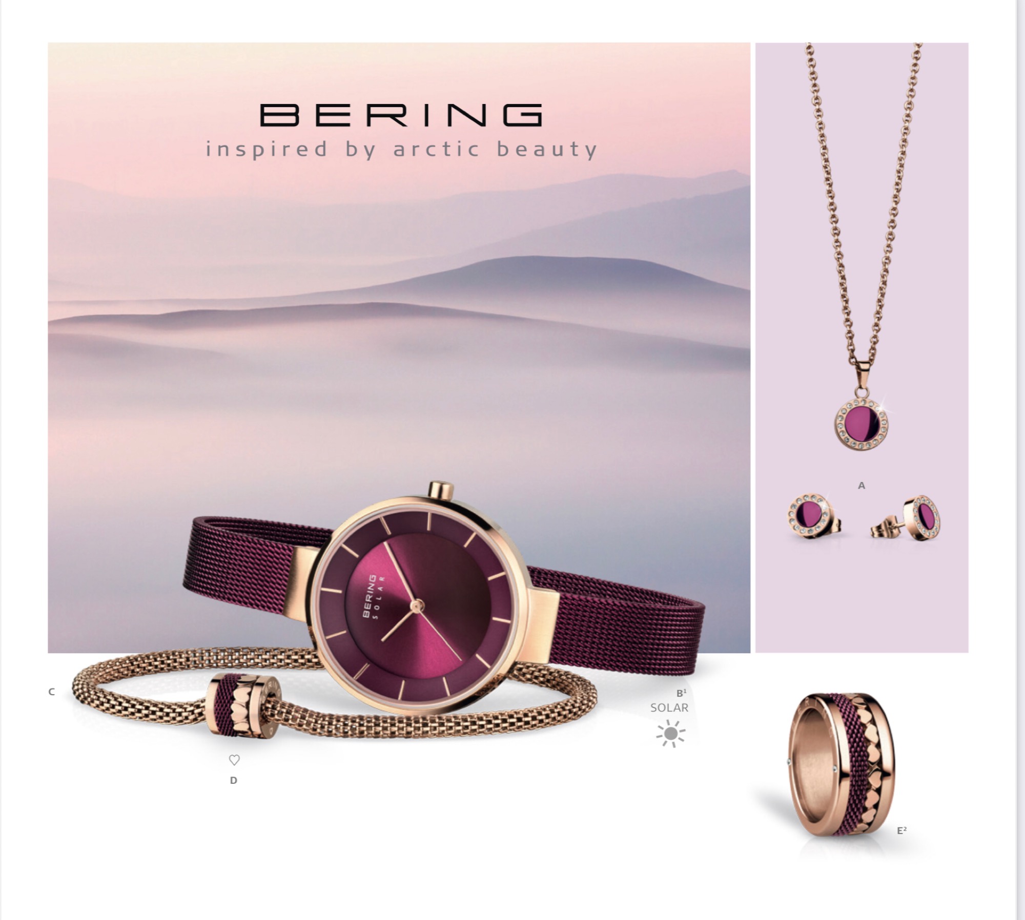 Bering, inspired by arctic beauty!